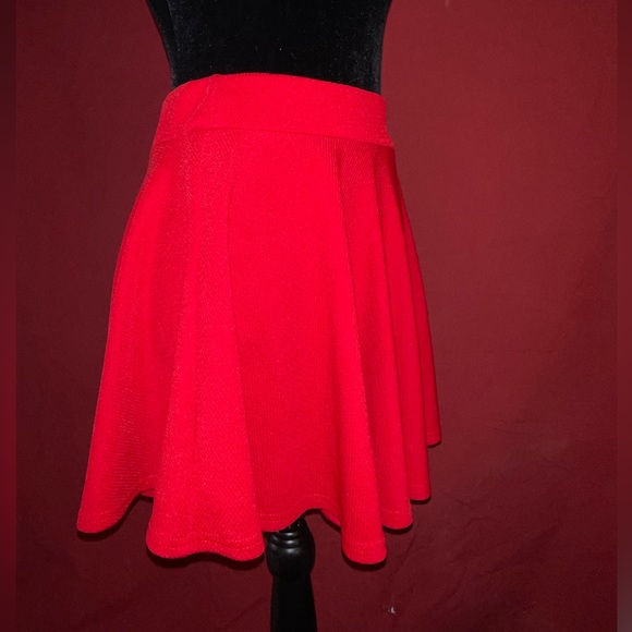 Red Skater Skirt - Picture 2 of 2